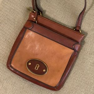 Fossil Leather Crossbody Bag